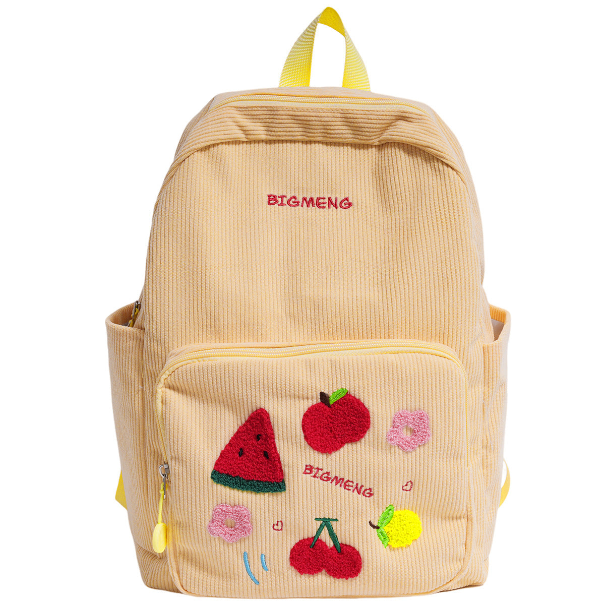 Stylische Bestickte Obstmuster Rucksack Brehn
