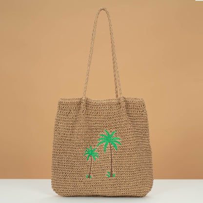 Trendige Basttasche Brehn