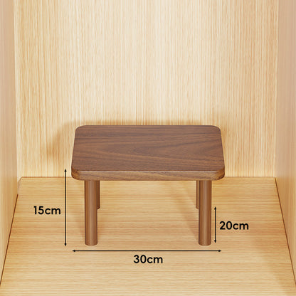 Verstellbarer Mehrhöhe Holz Monitorständer und Desktop Regal