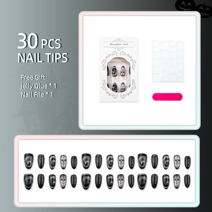 Gothic Themen Press-On Nagelkunst Set