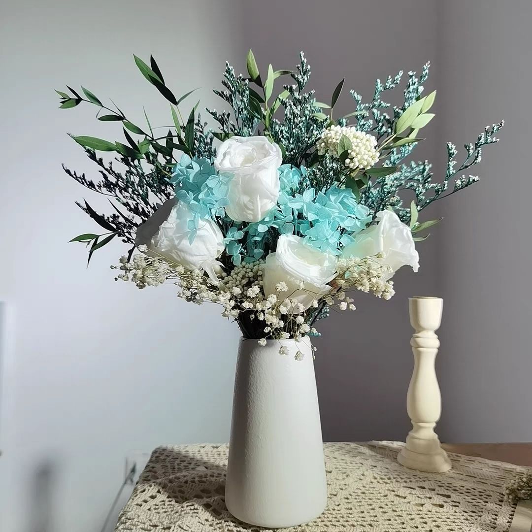 Deluxe Trockenblumenstrauß Tischdekoration