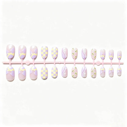 Künstlerisches gemustertes Gel Nagelkunst