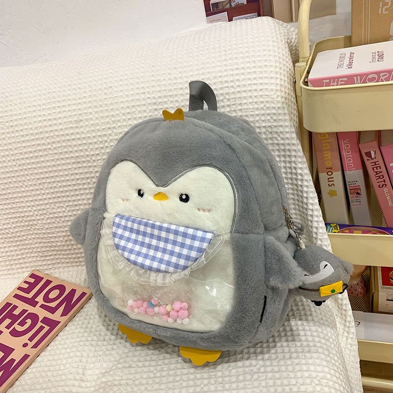 Niedlicher Pinguin-Themen Plüsch Schulranzen