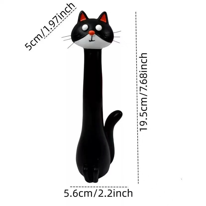 Dekorative Katzenfigur im eleganten Stil Brehn