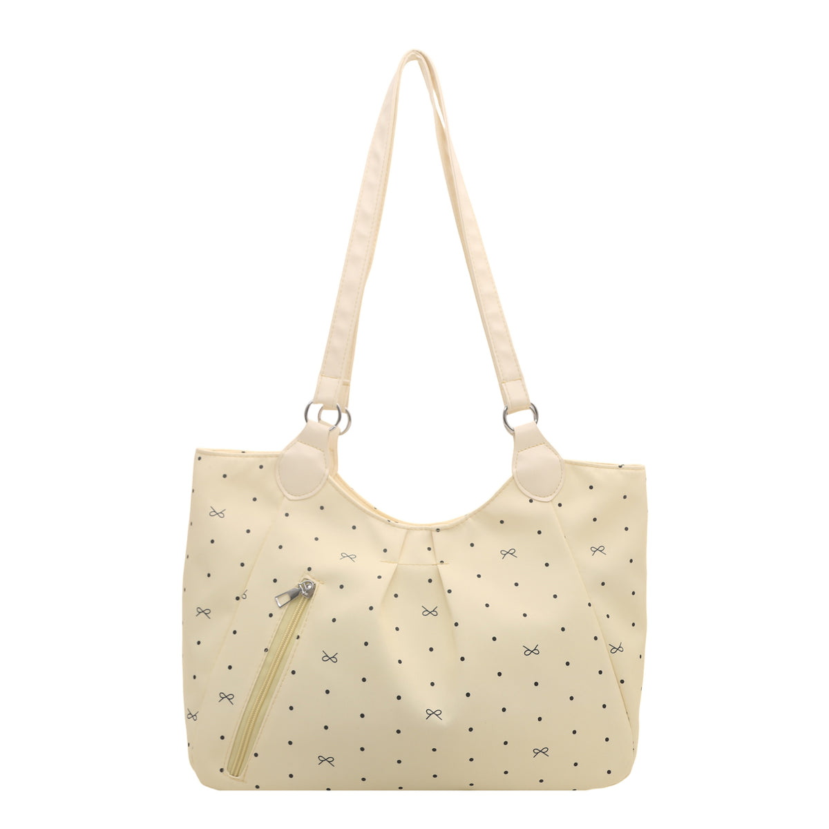 Stilvolle Polka Dot Schulter Tragetasche