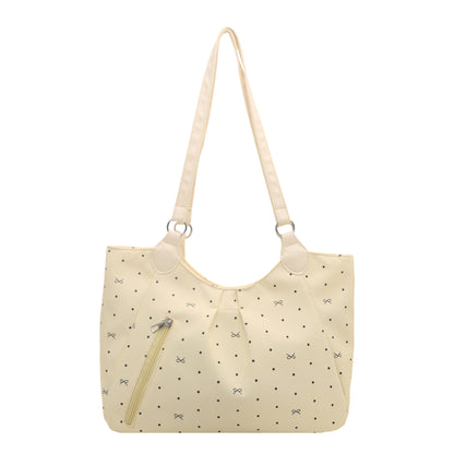 Stilvolle Polka Dot Schulter Tragetasche