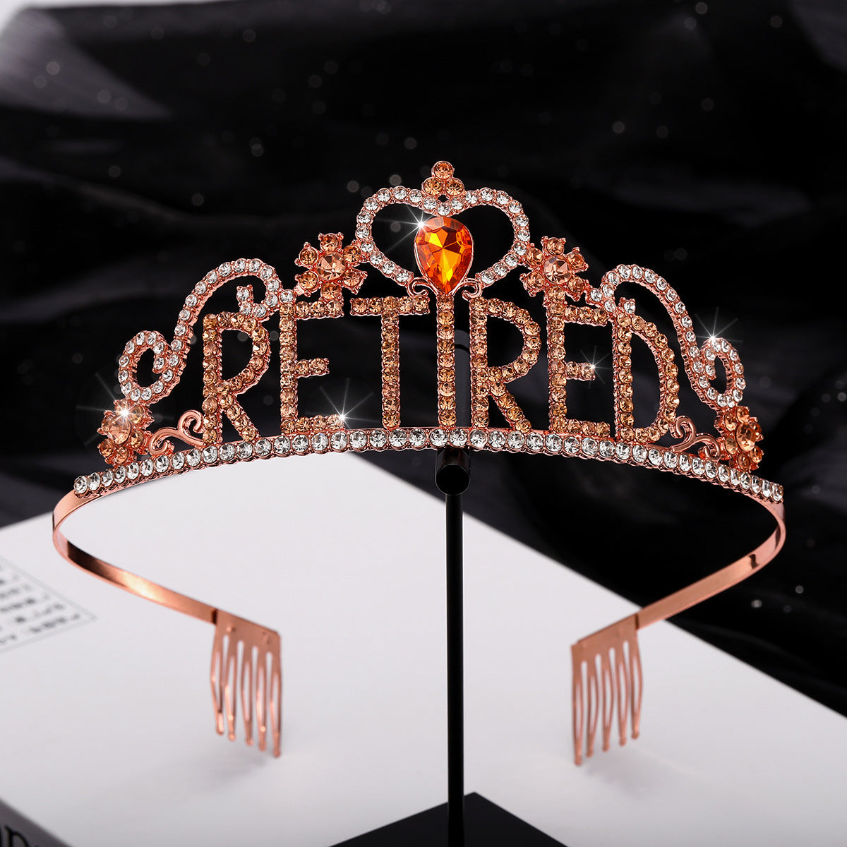 Damen Festliche Tiara mit Aufschrift und Satin-Schärpe Brehn