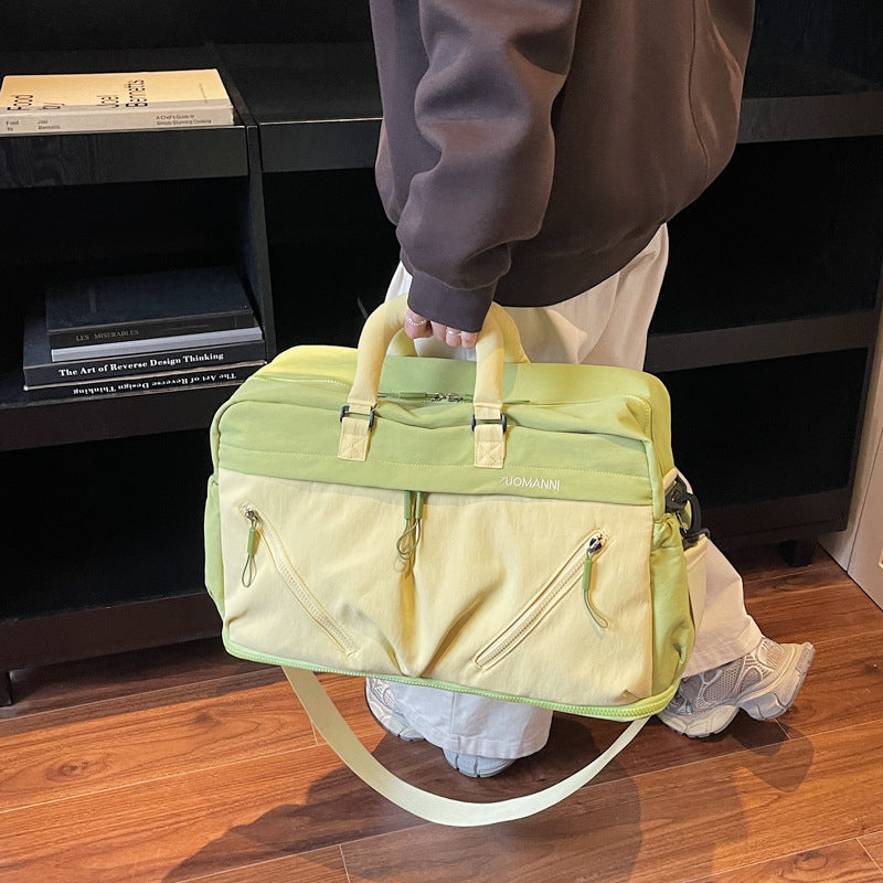 Stylische Laptop-Duffel-Tasche Mit Mehreren Fächern Brehn