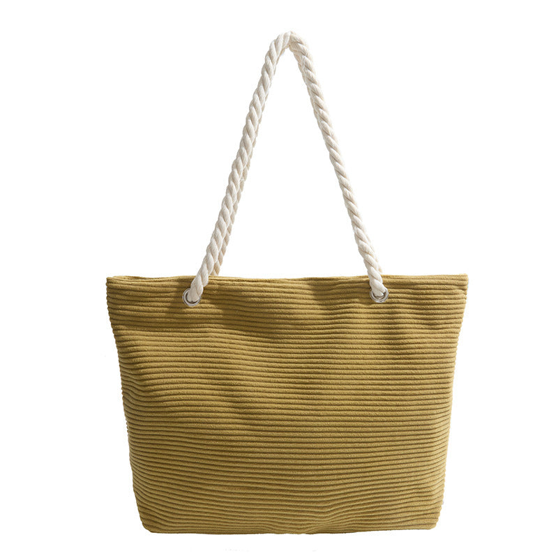 Stylische strukturierte Strandtasche Brehn