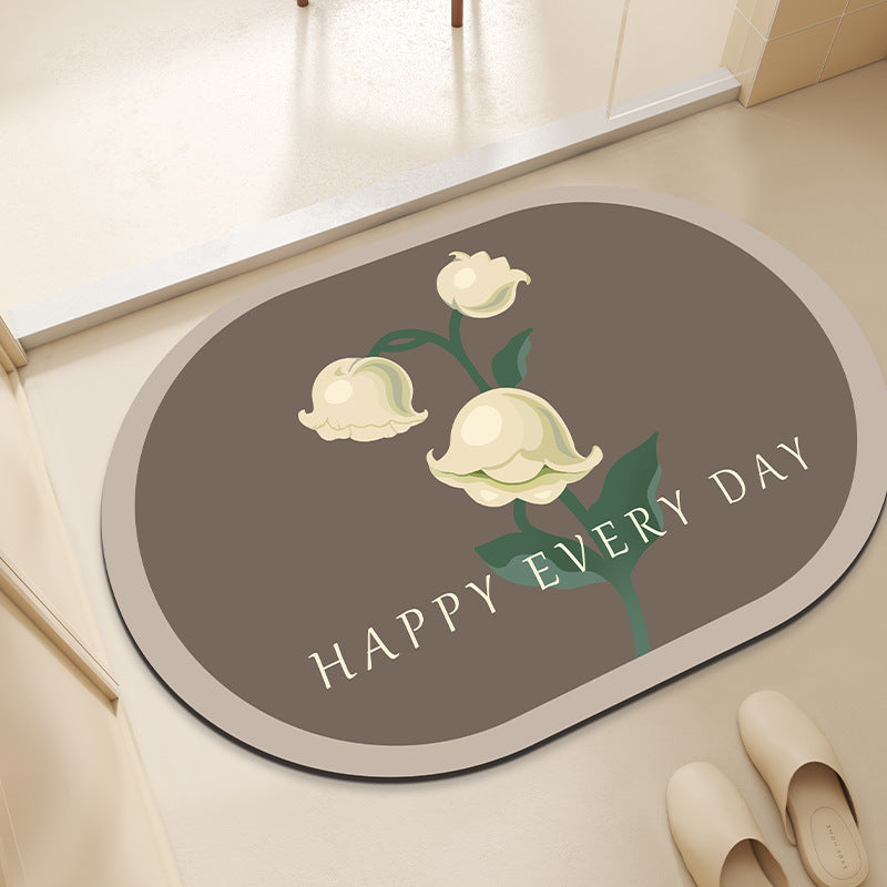 Blumen-Design Komfortmatte Brehn