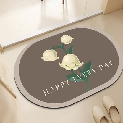 Blumen-Design Komfortmatte Brehn