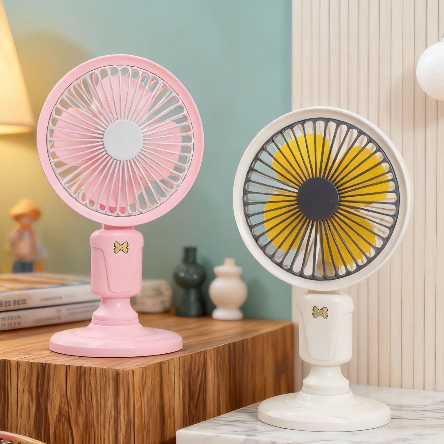 Damen Tragbarer Tischventilator mit flexibler Neigetechnologie und stilvollem Design Brehn