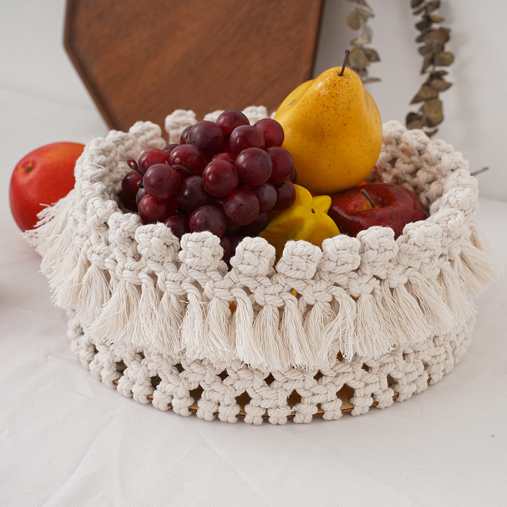 Dekorative Macramé Aufbewahrungskorb Brehn