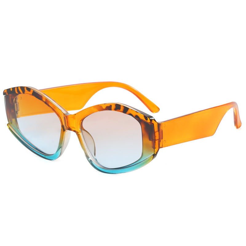 Damen modische Sonnenbrille mit markantem, futuristischem Design Brehn