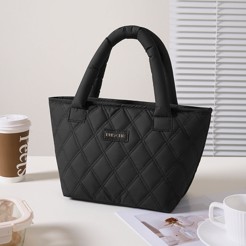 Isolierte gesteppte Lunch-Tasche