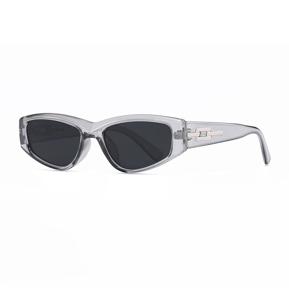 Damen Cat-Eye Sonnenbrille mit hochwertigem transparenten Rahmen und UV-Schutz Brehn