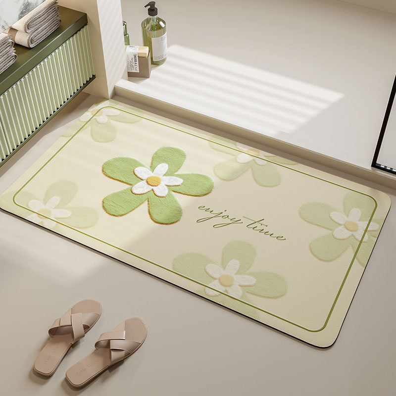 Weiche florale Badmatte Brehn