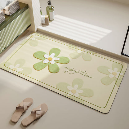 Weiche florale Badmatte Brehn