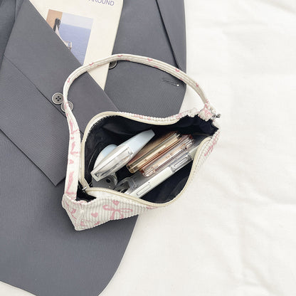 Süße bogenmusterte Mikro-Crossbody-Tasche