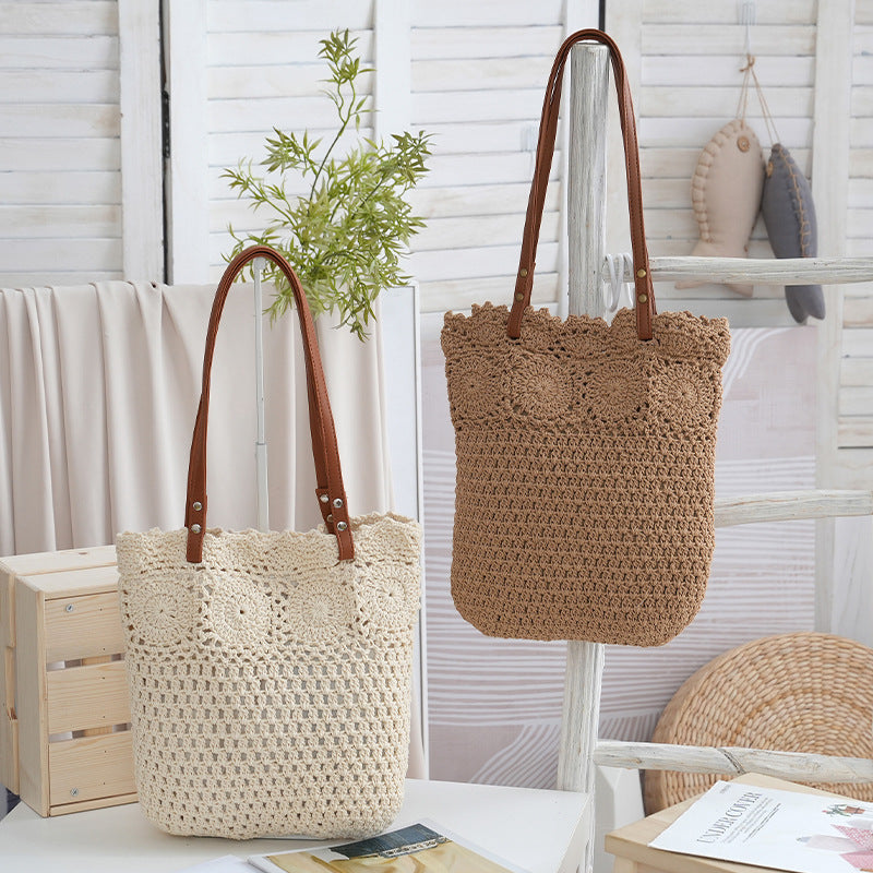 Handgewebte Basttasche Brehn
