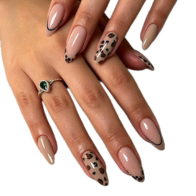Glamouröses Leopardenmuster Nagelkunst Verbesserungen Brehn