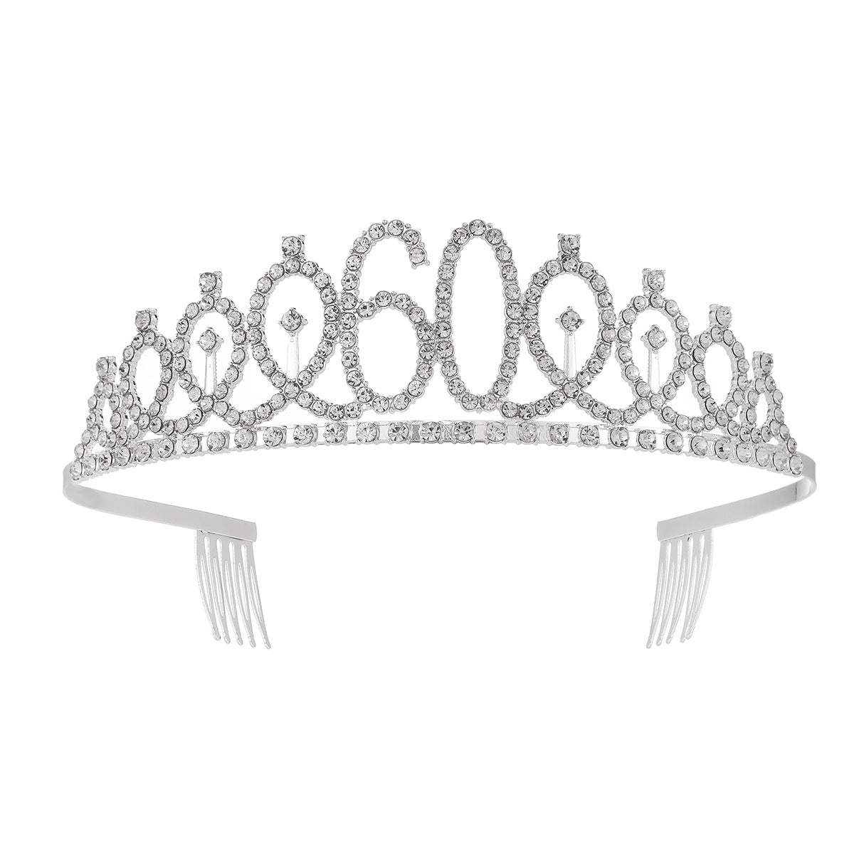 Damen Glitzernde Krone mit Swarovski-Steinen Brehn