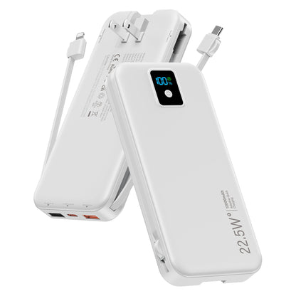 Powerbank mit Digitalem Lcd-Display und Integriertem Ladegerät Brehn
