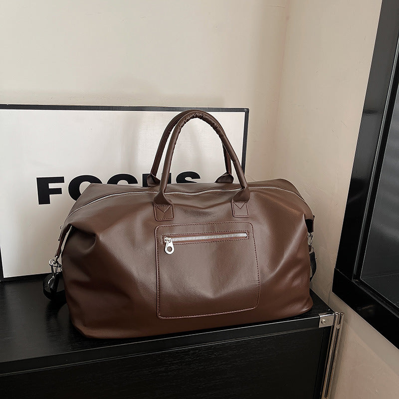 Luxus Leder Wochenendreisetasche