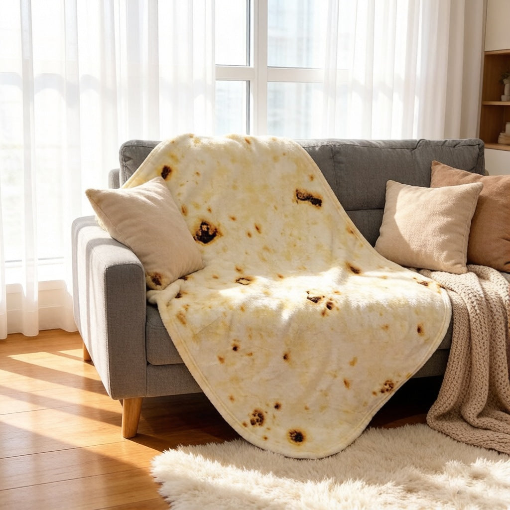 Pizza-Themen Rund Fleece-Decke
