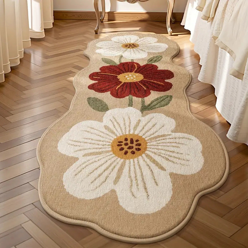 Florales Muster Läufer Teppich