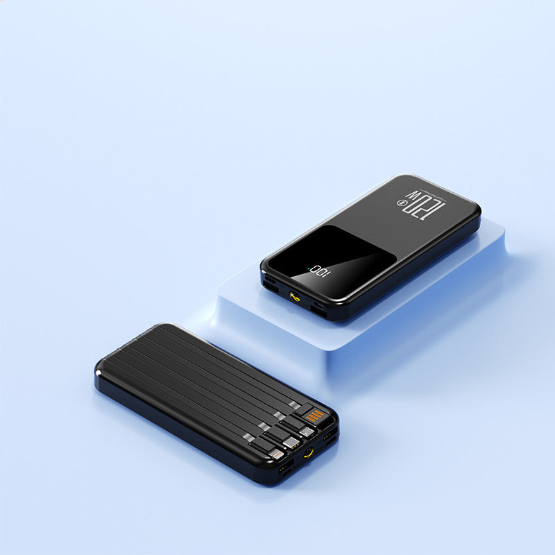 Hochleistungs-Powerbank mit Integrierter Digitalanzeige und Schnellladefunktion Brehn
