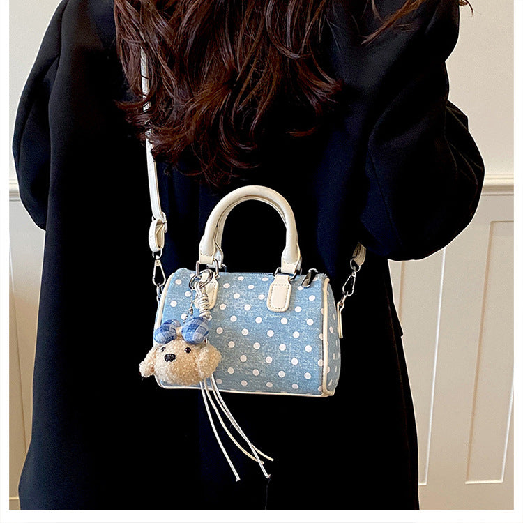 Verspielte Polka-Dot Mini-Handtasche Brehn