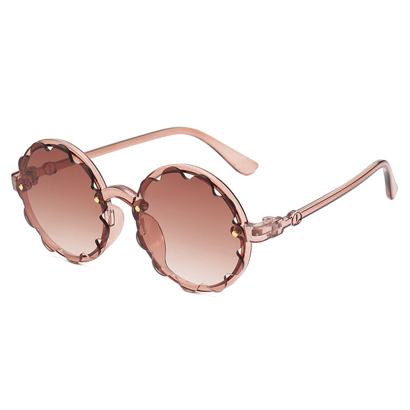 Damen verspielte Sonnenbrille mit floralem Design Brehn