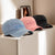 Damen Distressed Baumwoll Baseballmütze mit besticktem Detail Brehn