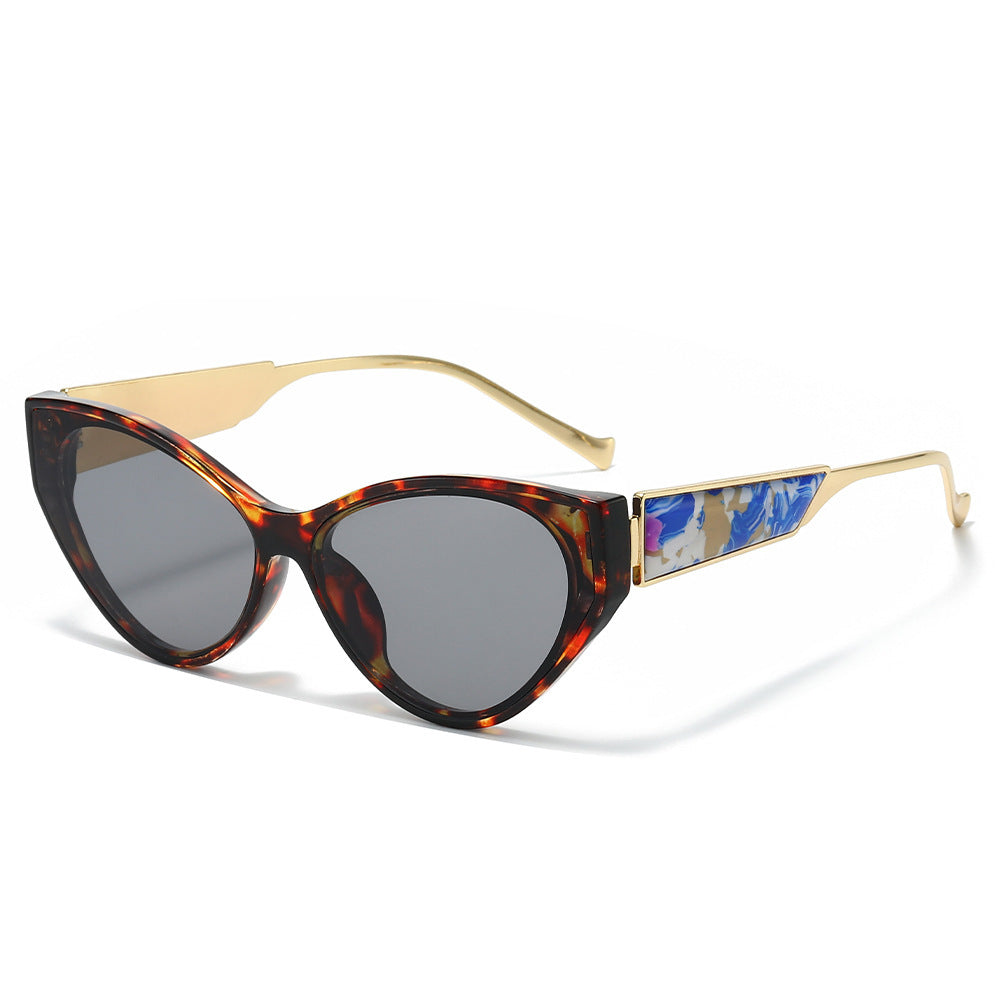 Chice Katzenaugen-Sonnenbrille mit einzigartigen Details Brehn