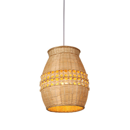 Woven Bamboo Deckenlampe