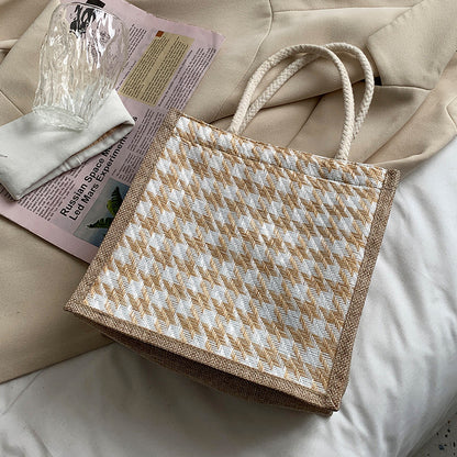 Handgefertigte Woven Tote Bag