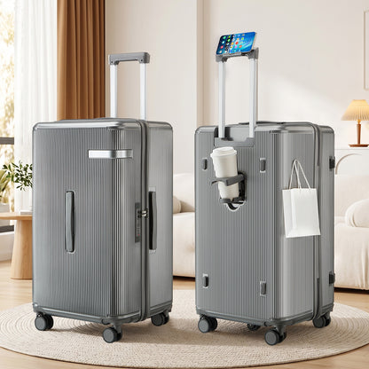 Gerillte Hartschalen-Rollhandgepäck-Trolley