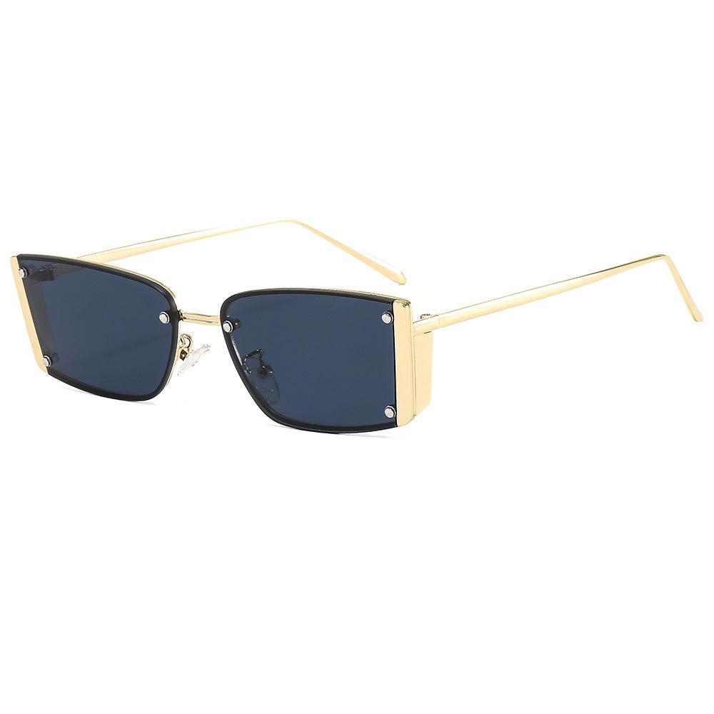Damen Modische Sonnenbrille mit extravagantem geometrischen Rahmen Brehn