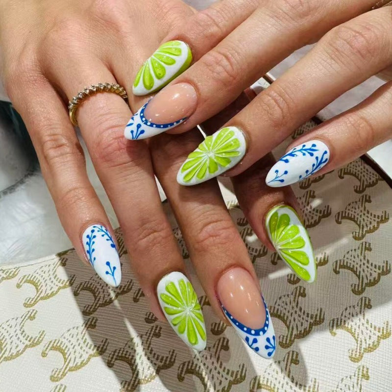 Tierisch inspiriertes Press-On-Nagelkunst-Set Brehn
