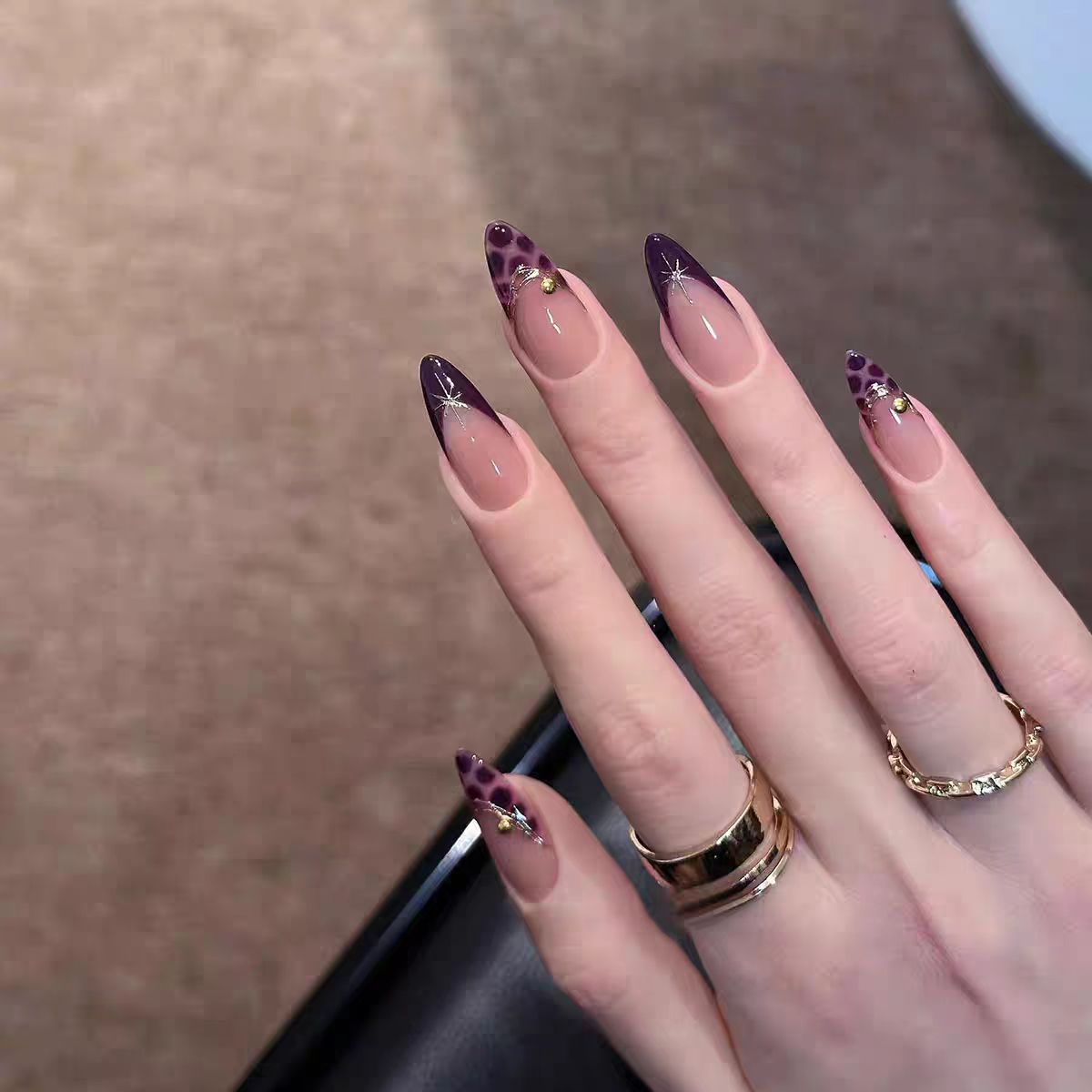 Chic Stiletto Nagelkunst Verlängerungen