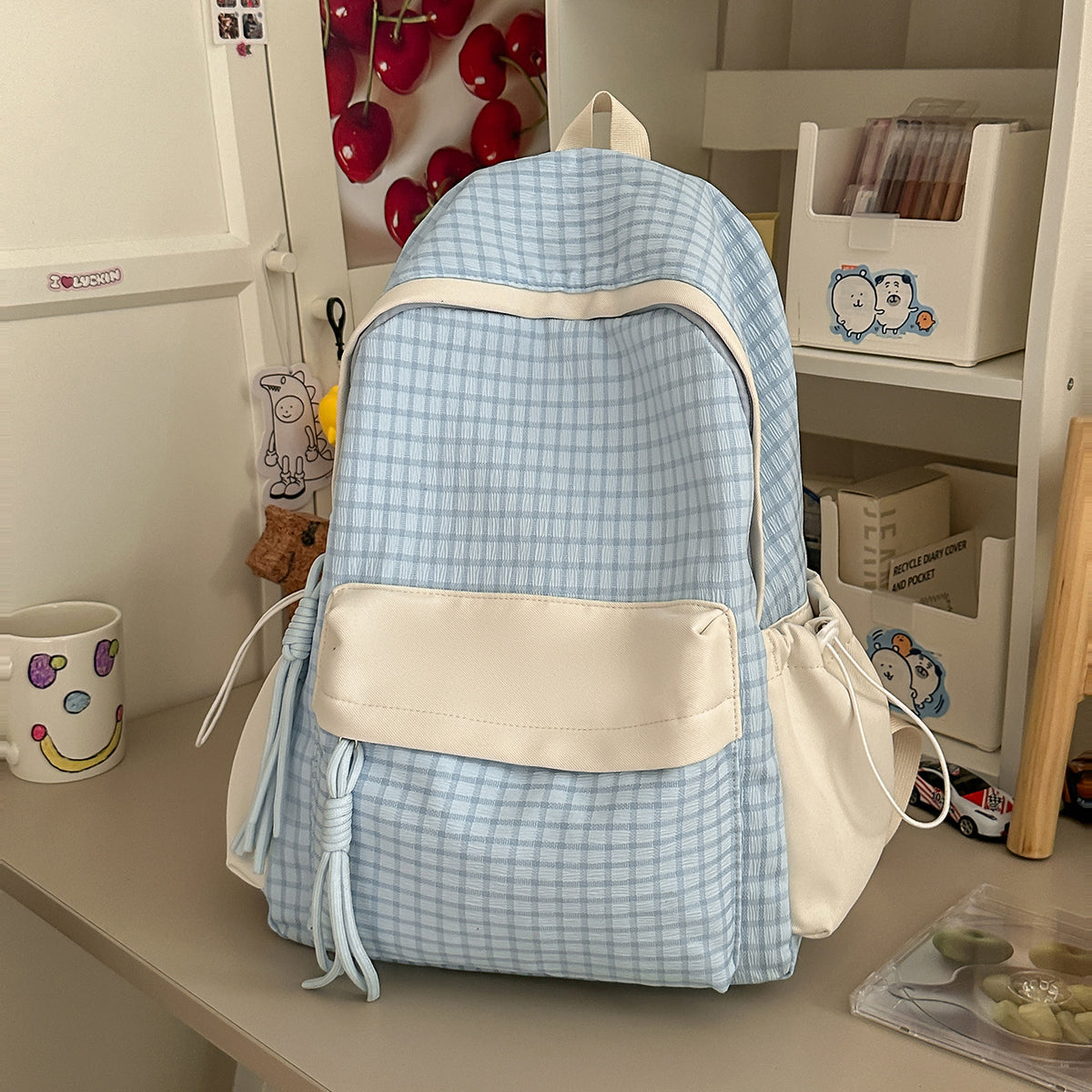 Texturierten Freizeit-Rucksack mit Charm Brehn