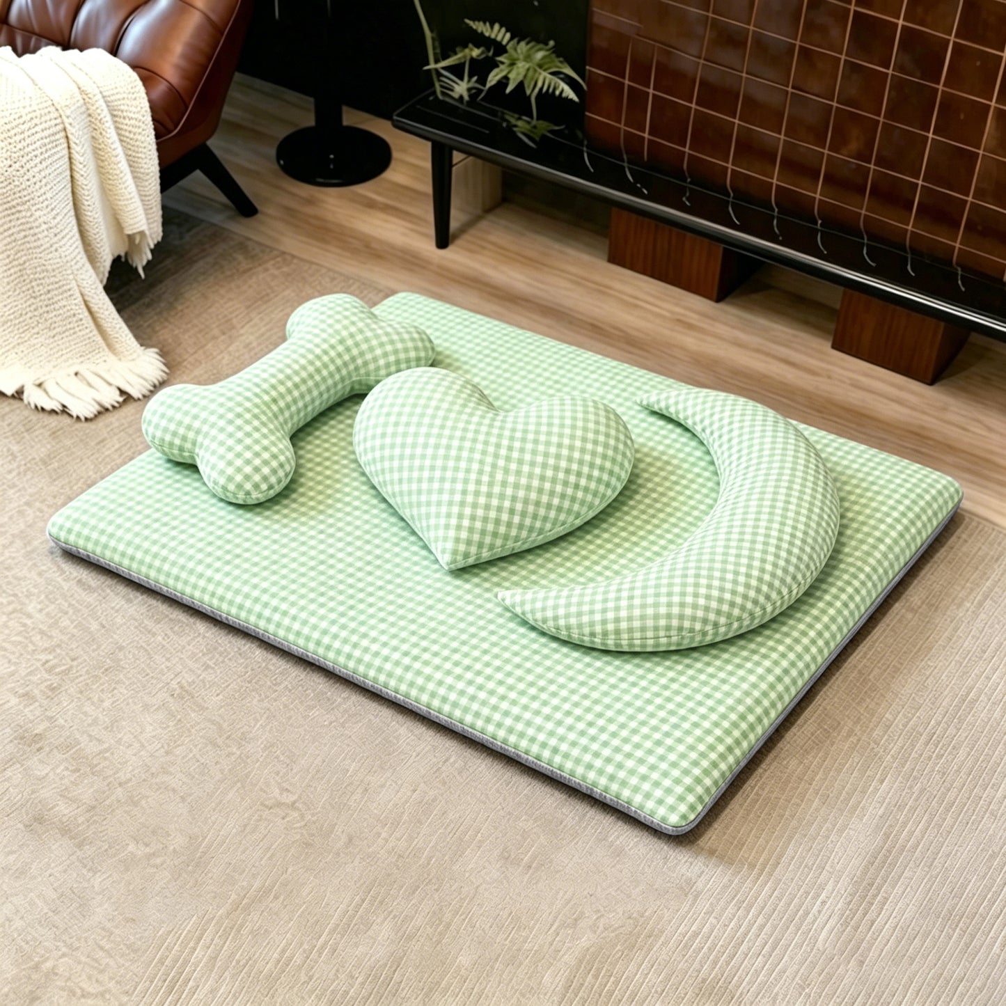 Damen Luxus-Katzenbett mit ergonomischen Kissen Brehn