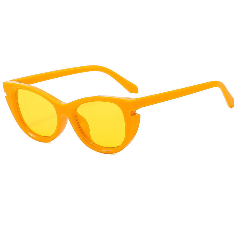 Damen Cat-Eye Sonnenbrille mit robustem Kunststoffrahmen Brehn