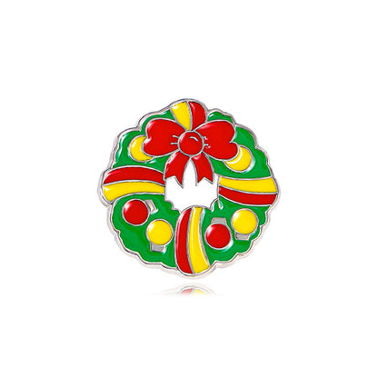 Dekorativer Emaille-Weihnachtsbaum-Anstecker Brehn