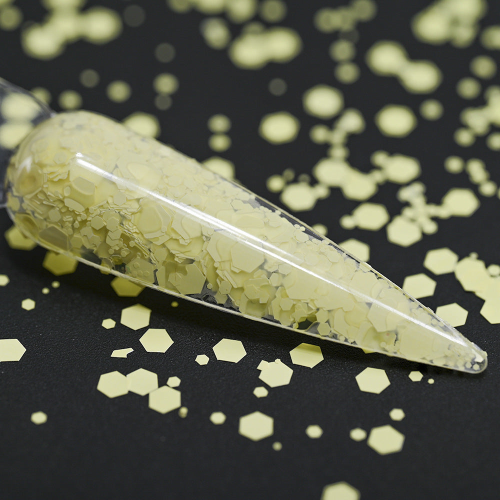 Dekorative Nagelkunst Glitter Flakes