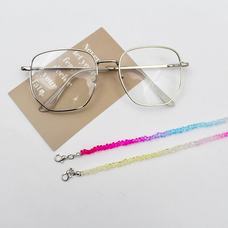 Elegante Kristallperlen Brille Kette Brehn