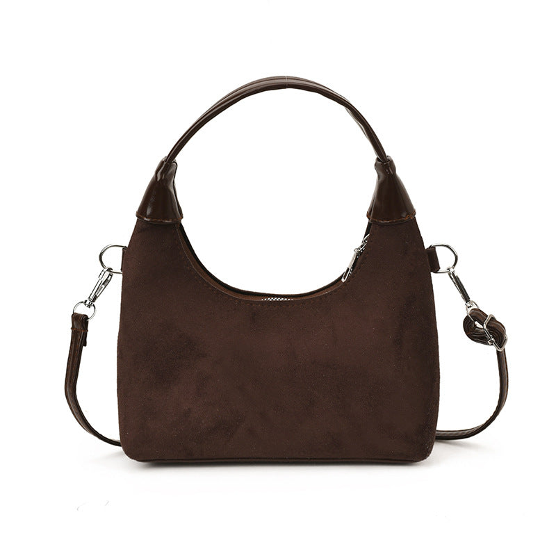 Elegante Plüsch-Handtasche