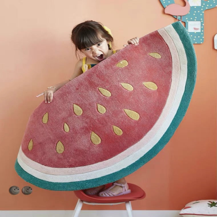Wassermelonenstück Dekorativer Bereich Teppich Brehn