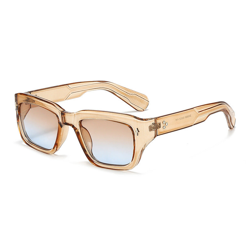 Oversized Vintage Geometric Sonnenbrille Brehn